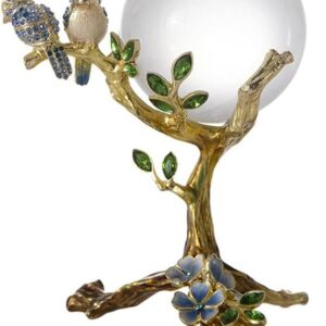 Crystal Ball Light Luxury Enamel Crystal Ball Ornaments Office Study Desktop Crafts Ornaments Living Room TV Cabinet Home Decorations Gazing Divination Feng Shui Meditation Sphere Crystal Ball Light Luxury Enamel Crystal Ball Ornaments Office Study Desktop Crafts Ornaments Living Room TV Cabinet Home Decorations Gazing Divination Feng Shui Meditation Sphere