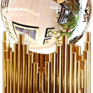 Crystal Ball Creative Crystal Ball Wine Cabinet Decoration Model Home Modern Light New Luxury Decoration Chinese Room Office Metal Love Gazing Divination Feng Shui Meditation Sphere ( Color : A ) Crystal Ball Creative Crystal Ball Wine Cabinet Decoration Model Home Modern Light New Luxury Decoration Chinese Room Office Metal Love Gazing Divination Feng Shui Meditation Sphere ( Color : A )